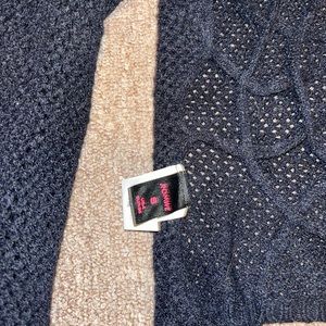 Knit Spider-Web Back Sweater